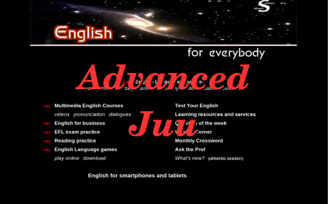 English Learning Course Advanced